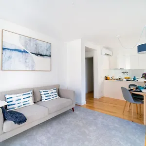 Blue By The River 1 - Elegant Two-bedroom In Santos Apartamento